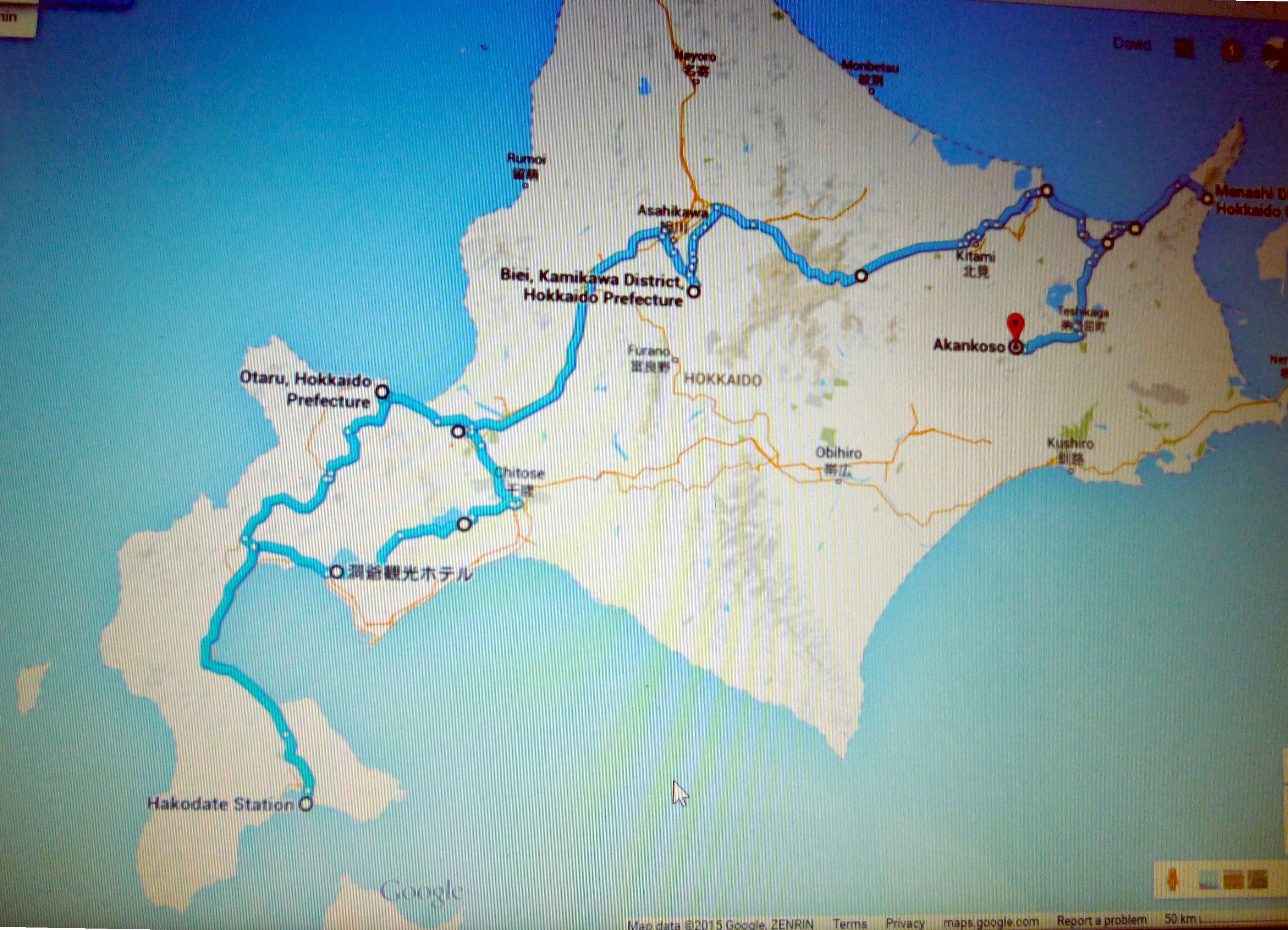 Hokkaido  Map